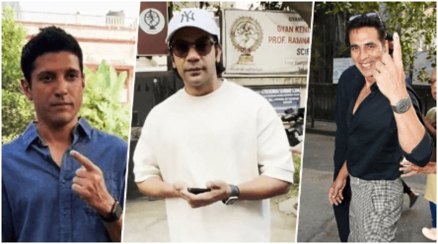 Maharashtra Polls: Akshay Kumar Applauds Voting Arrangements, Farhan Akhtar Urges Civic Participation