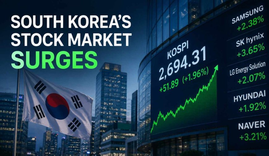 South Korea's Stock Market Surges as Investor Confidence Returns