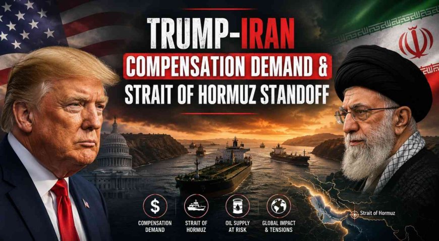 Trump Demands Iran Compensation Amid Hormuz Standoff