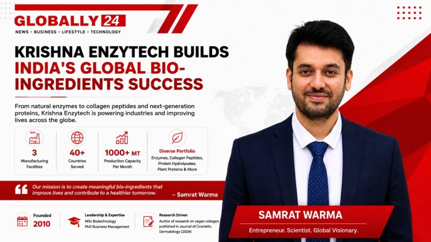 Samrat Warma: The Entrepreneur Taking India's Bio-Ingredients Story Global